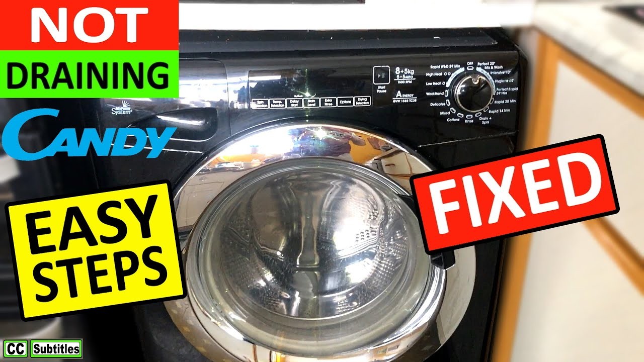 Step-by-step guide on how to disassemble a Candy washing machine ...